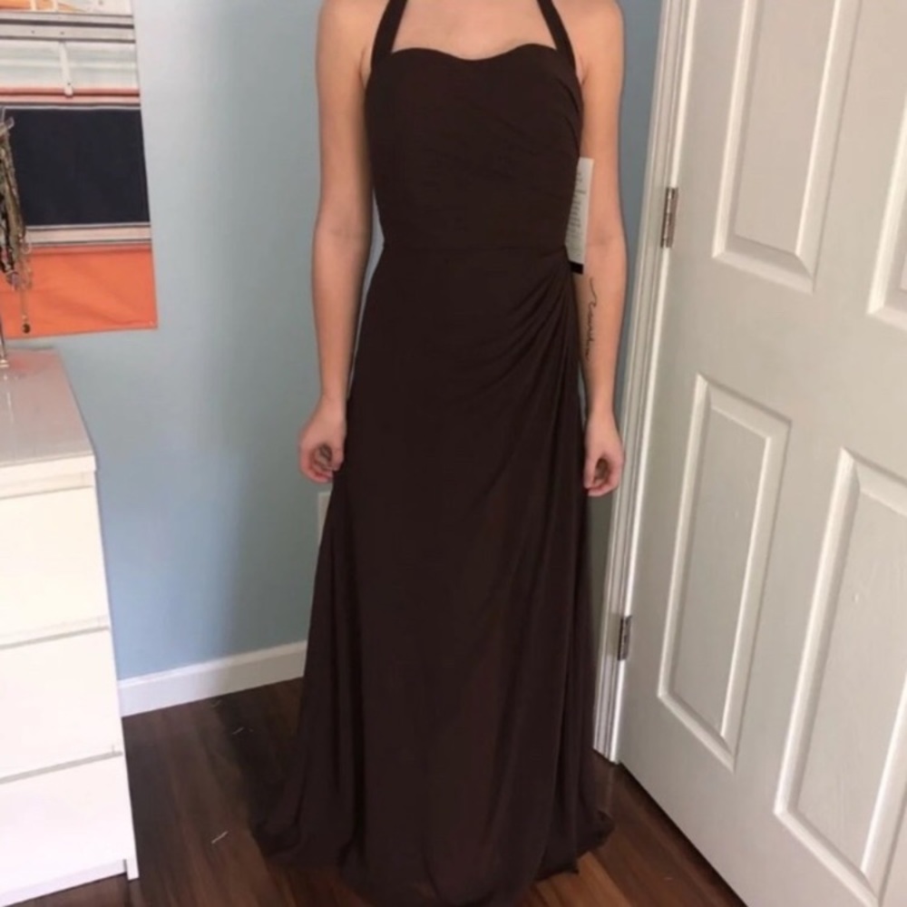 For lymytee2004: Brown dress- formal, bridesmaid